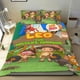 thumbnail image 1 of Leo Guardabosques Salvaje Conjunto de sábanas temático, trío de piezas, cómodo y amigable con la piel, diseño único, regalo de decoración para el hogar para familiares, amigos y fans,135cm *200cm, 1 of 6