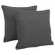 thumbnail image 1 of Cojín Blazing Needles cuadrado para interiores y exteriores, 45 cm, gris, 1 of 2