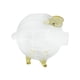 thumbnail image 3 of Hucha De Cerdo De Cristal, Novedad, Hucha De Dinero De Animales, Tarro De Cristal Para Decoración De Cafetería, Hogar, Boca Larga Dorada, 3 of 3