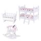 thumbnail image 2 of 1/12 Casa De Mu?ecas Muebles En Miniatura Litera Cuna Caballo Mecedora Conjunto Dormitorio, 2 of 5