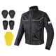 thumbnail image 3 of Chaqueta de moto de verano Chaqueta de moto Chaqueta de equipo de protección ajustable reflectante Chaqueta de motocross para hombres Mujeres Touring L, 3 of 4