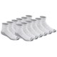 thumbnail image 1 of Calcetines Dickies Dri-Tech Moisture Control Quarter para hombre, blancos, 1 of 6
