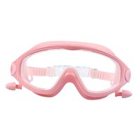 Magideal - Gafas De Natación, Gafas De Natación Para Niños Y Niñas, Gafas De Natación Cómodas Con Visión Clara Profesional Con Tapones Para Los Oídos Para Bucear Rosa