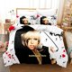 thumbnail image 1 of Personality Lady Gaga Bedding Set Single Twin Full Queen King Size Bed Set Adult Kid Bedroom Duvetcover Sets Logo Bed Sheet Set Bed Sheets, 1 of 5