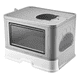 thumbnail image 1 of Arenero Cerrado Para Gatos Belug Baño Sanitario Con Base Movil Color Gris, 1 of 5