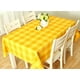 thumbnail image 2 of Mantel Polycotton Rectangular / Cuadrillé Amarillo – Doral, 2 of 3