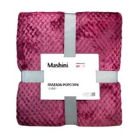 Frazada Popcorn 1.5 Plazas / Burdeo – Mashini