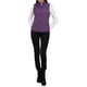 thumbnail image 2 of INSPIRE CHIC Chalecos de Abrigo para Mujer Cuello Alto Chaleco Acolchado con Cremallera Púrpura S, 2 of 7