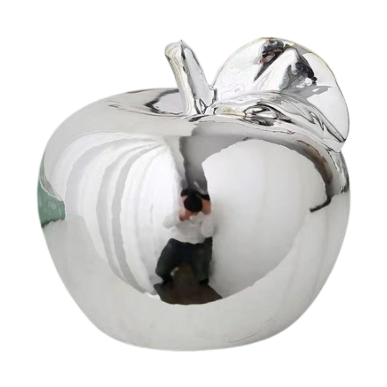 Magideal - Estatua De Escritorio De Escultura De Frutas Regalos Ideales Decoración Delicada Ornamento De Figura De Cerámica Coleccionable Para Restaurantes De Of Plata