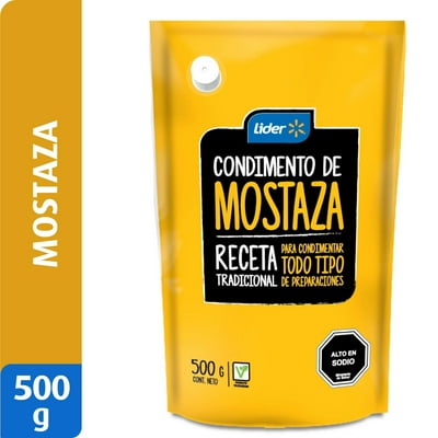Mostaza Doypack 500 G Lider