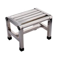 Bothyi - Taburete De Metal Para Cambiar Zapatos, Para El Hogar, Para Baño, Apartamento, Personas Mayores, 28,5 X 20,7 X 20,5 Cm