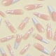 thumbnail image 2 of 24 uñas postizas francesas blancas largas con perlas y pestañas adhesivas, estilo bailarina color piel., 2 of 7