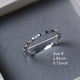 thumbnail image 2 of Elegant Silver Rhinestone Star Ring for Boyfriend - Stylish and Durable Ring for Him, 2 of 4