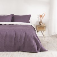 Mashini - Quilt Sherpa 2 Plazas Morado