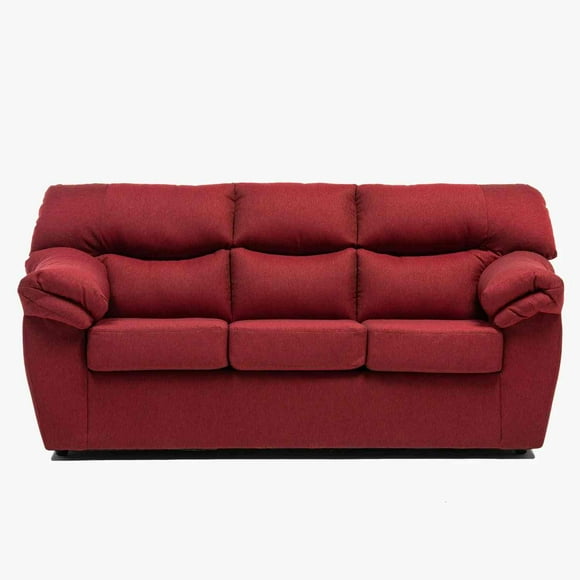 Sofa Zeus 3C Tela Burdeo