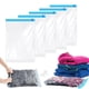 thumbnail image 1 of Bolsas de vacío para enrollar ropa, paquete de 5 bolsas de compresión de viaje, bolsas de vacío reutilizables para ropa, mantas, toallas y equipaje de viaje (60 x 40 cm), 1 of 5