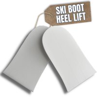 Boxum Ski & Snowboard - Insertos Para Levantar El Talón Para Botas De Esquí, Cojín Boxum, Rectificable, 3/8 Pulgadas