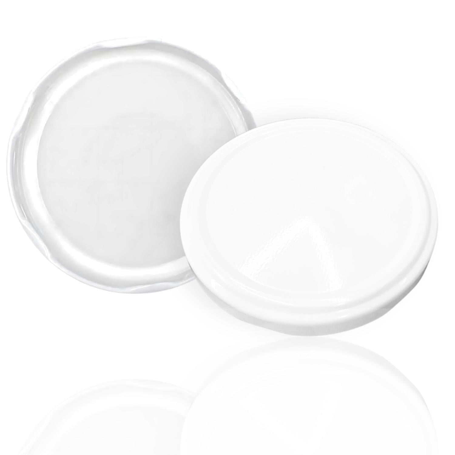 Genérico - Pack 50 Unidades Tapa De 82mm Para Frasco Conservero Blanco