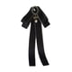 thumbnail image 4 of Cinta Pajarita Broche Corbata Cócteles Fiesta Graduación Bowknot Broche Pin Negro, 4 of 5
