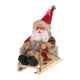 thumbnail image 2 of Colgante De árbol De Navidad, Trineo, Muñeco De Papá Noel Para Festival De Invierno Al Aire Libre, Sombrero De Fieltro Rojo, 2 of 5