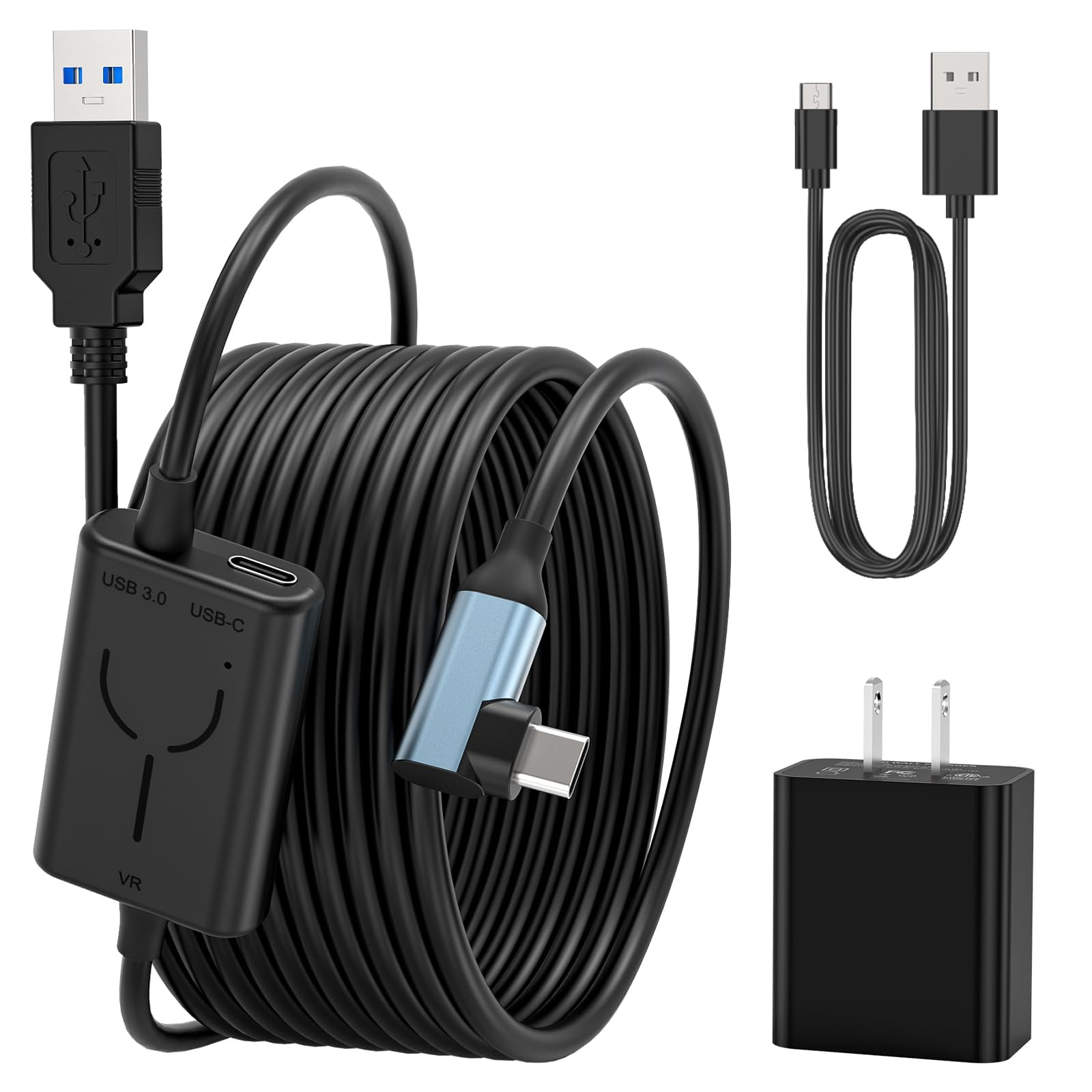 Cable Link Aaronmei 16ft Usb 3.0 A Usb-c Negro