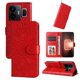 thumbnail image 4 of Funda tipo cartera FOXDOCK para Realme GT3 , diseño girasol en relieve, cuero PU, cierre magnético, soporte y tarjetero, 4 of 5