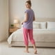 thumbnail image 4 of Pijama Mujer Algodón Estampado Snake violeta XL, 4 of 7