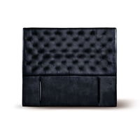 Latam Home - Respaldo Brescia Cuero Negro King