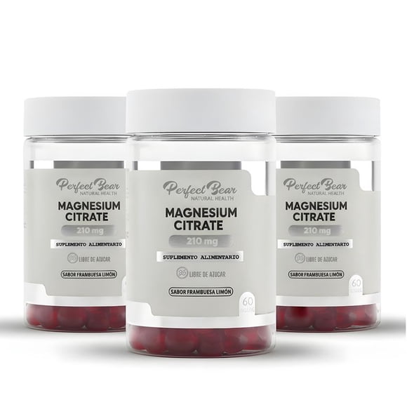 Citrato de Magnesio 210 mg Pack x3