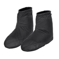 Magideal - Botines De Plumas, Zapatillas, Calcetines Para Dormir, Calcetines Cálidos Impermeables, Botas De Plumas Para Acampar, Esquí, Snowboard, Zapatos De Color Negro M