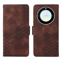 Carcasa Foxdock Honor Magic 5 Lite De Cuero Pu, Diseño Acolchado Clásico, Protección Contra Caídas Y Rayones