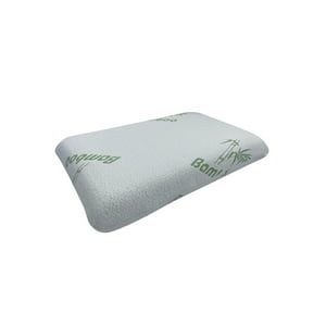 Maxcare - Almohada Viscoelastica Clasica Bamboo 63X40X10 Blanco