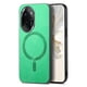 thumbnail image 1 of Magnetic Slim Case for Honor 100 Pro with Camera Guard & Anti-Scratch Back Green, 1 of 6