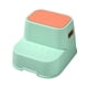 thumbnail image 5 of Taburete Escalonado Doble Para Niños Pequeños Taburete Escalonado Para Sala De Juegos Lavabo De Baño De Entrada Verde, 5 of 5