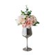 thumbnail image 3 of Mini Flores Artificiales Hydrangea Bonsai Con Jarrón Para Festival Garden Decor High Pink, 3 of 5