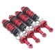 thumbnail image 3 of 4pcs 1:10 RC Amortiguador Amortiguador Para HB 4WD Modelo Camiones Coches Rojo, 3 of 5