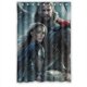 thumbnail image 1 of Cortina de ducha suave Thor, juego de cortinas de baño con ganchos, tamaño 48 x 72 pulgadas, 1 of 3