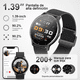 thumbnail image 3 of Reloj inteligente smartwatch Bluetooth mujer, doble correa, rosado, 3 of 3