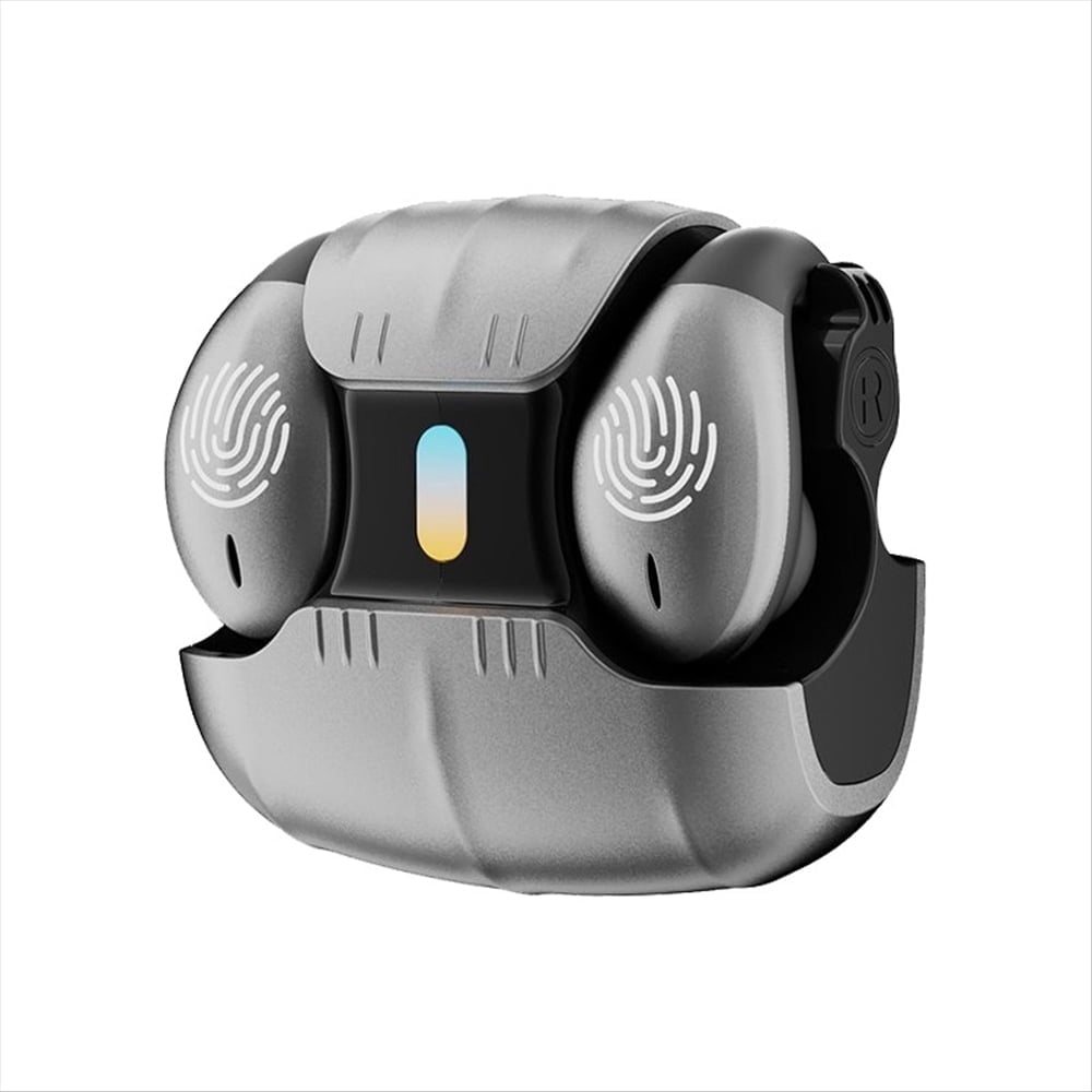 Aaronmei Auriculares Inalámbricos Bluetooth Conducción Ósea Abiertos Anc 60h Gris