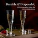 thumbnail image 4 of Copas de champán Prestee, 100 unidades, plástico transparente, 130 ml, 4 of 7