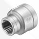 thumbnail image 3 of Acoplamiento reductor Uxcell 1" x 1/2" NPT rosca hembra reductor de acero inoxidable 304 para tubo de agua, aceite, gas, 3 of 6