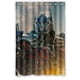 thumbnail image 1 of Cortina de ducha de lujo para adolescentes Transformers, juego de cortina de baño con ganchos, tamaño 48 x 72 pulgadas, 1 of 3