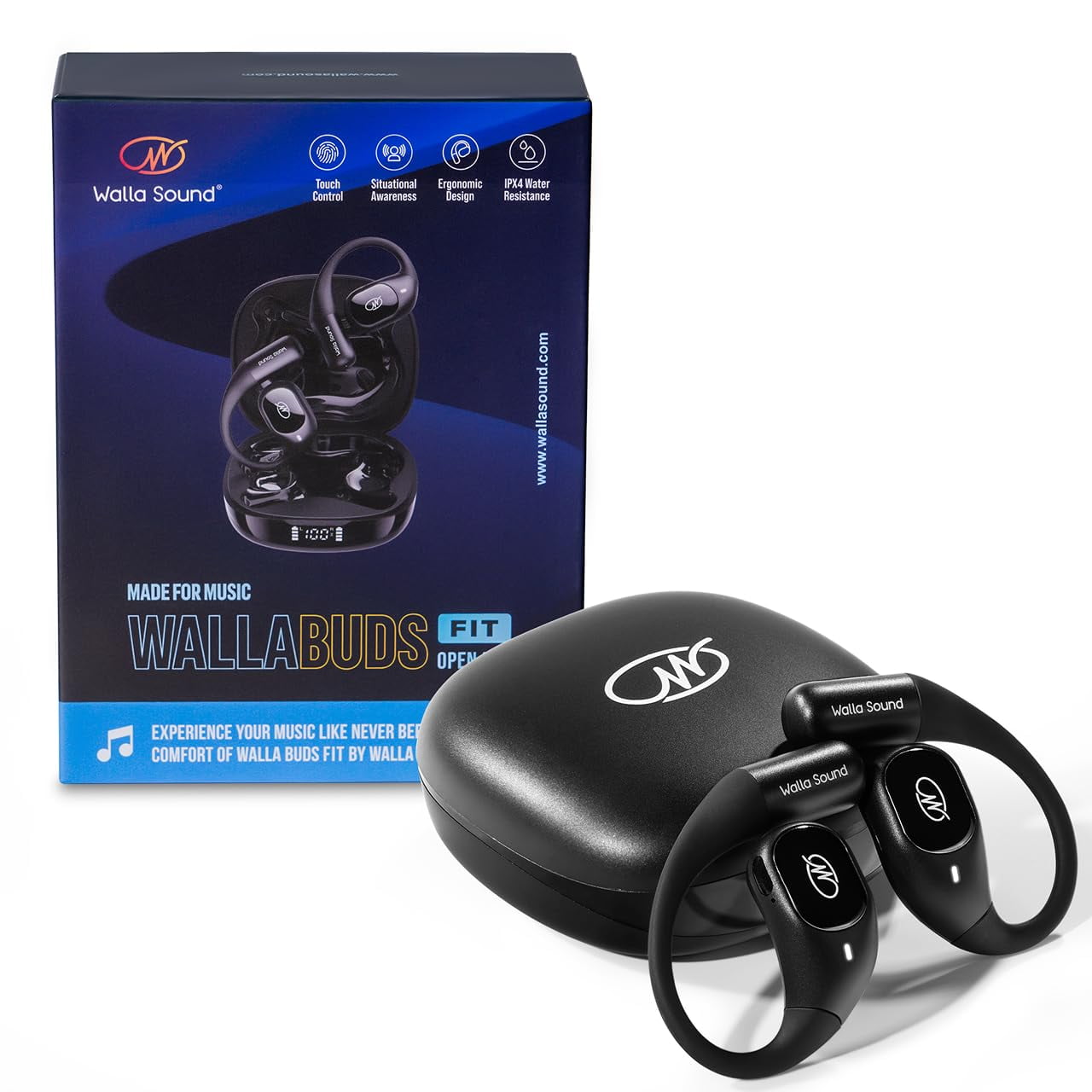 Auriculares Abiertos Walla Sound Wallabuds Fit Bluetooth 5.3