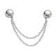 thumbnail image 3 of Pinza Magnética Para Ropa Para Ajustar La Ropa, Pinza Para Puños De Mangas, Vestido, Plástico Plateado, 3 of 3