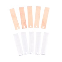 Magideal - 10 Láminas De Ánodo De Cobre Y Zinc, Principios Eléctricos, Herramienta Didáctica, Kit De Generación De Electricidad Para Experimentos Con Baterías De