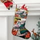thumbnail image 2 of Danganronpa Tema: Calcetines de Navidad, fino lino blanco para colgar en escaleras y chimenea, decoración navideña para el hogar, regalo de Navidad. 45cm × 32cm, 2 of 5