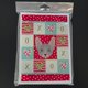 thumbnail image 1 of Paquete de 8 tarjetas de felicitación Caroline's Treasures 5x7 rojo, 1 of 2