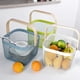 thumbnail image 2 of Canasto Organizador Cuadrado Con Mango de Madera - Verde, 2 of 7