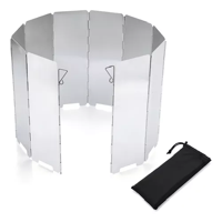 Genérico - Protector De Viento Para Cocinilla Portátil, Camping, 84X24 Cm