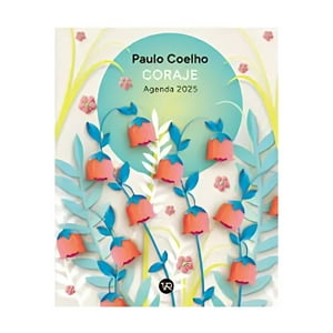 Top10Books - Agenda Paulo Coelho 2025 - Cartone: Coraje / Flores Ver - P